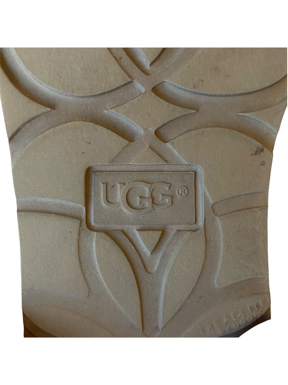 UGG Kip Suede Ankle Booties Womens 9 Clay Sheepskin Side Zip Rare - Picture 5 of 11
